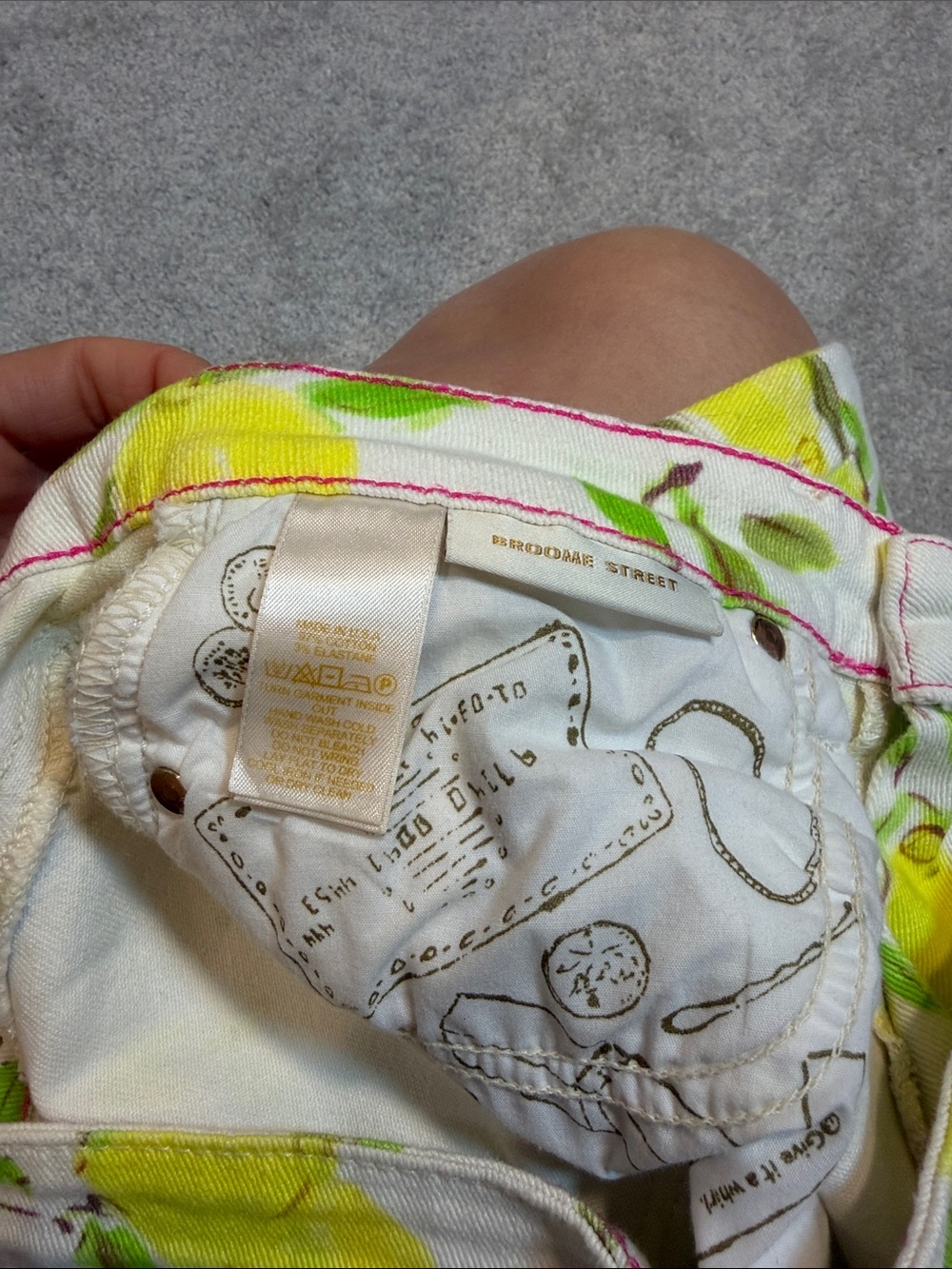 kate spade Broome Street Lemon Jeans - Picture 6 of 6